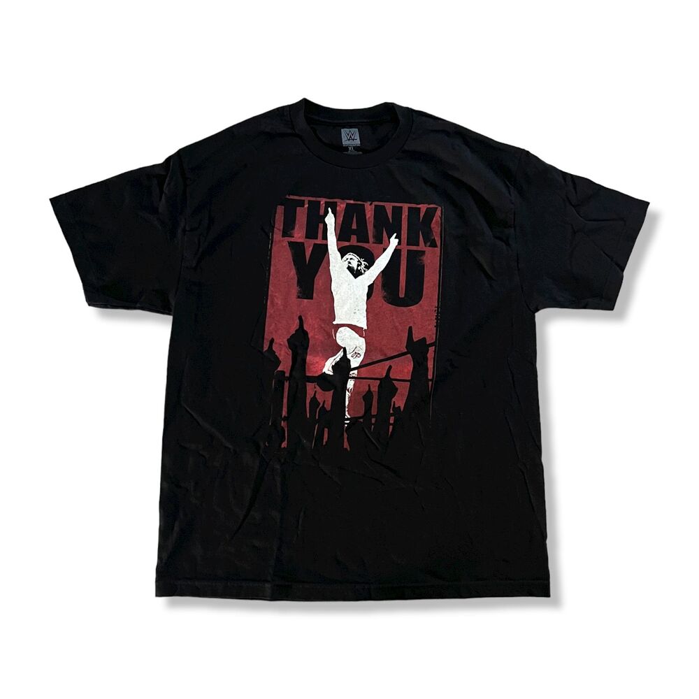 WWE Shirt Mens XL Black Red Daniel Bryan YES Short Sleeve Wrestling Thank You